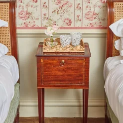 Sale Mrs. Alice Small Scalloped Rattan Tray