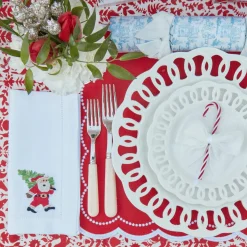New Mrs. Alice Snow White Velvet Napkin Bows (Set Of 4)