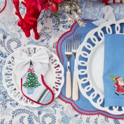 New Mrs. Alice Snow White Velvet Napkin Bows (Set Of 4)