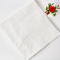 Hot Mrs. Alice Snowflake Applique Tablecloth