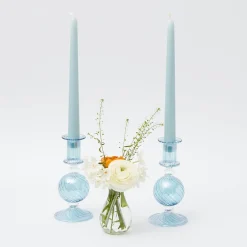 New Mrs. Alice Soft Blue Candles (Set Of 8)
