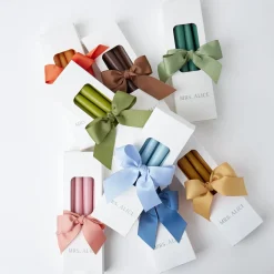 New Mrs. Alice Soft Blue Candles (Set Of 8)