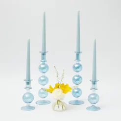 New Mrs. Alice Soft Blue Candles (Set Of 8)
