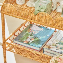 Mrs. Alice Sophia Rattan Side Table