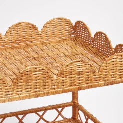 Mrs. Alice Sophia Rattan Side Table
