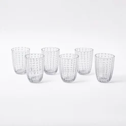 Online Mrs. Alice Speckle Water Glasses (Set Of 6)