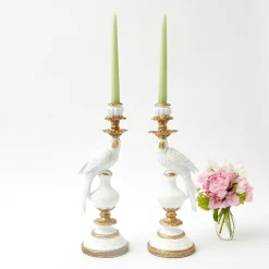 New Mrs. Alice Spring Green Candles (Set Of 8)