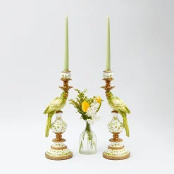 New Mrs. Alice Spring Green Candles (Set Of 8)