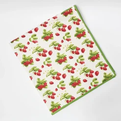 Mrs. Alice Strawberry Tablecloth
