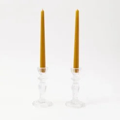 Outlet Mrs. Alice Tall Lace Edge Candle Holders (Pair)