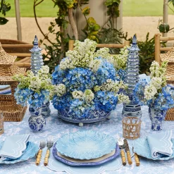 Mrs. Alice Three Piece Chinoiserie Vase