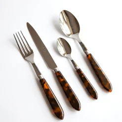 New Mrs. Alice Tortoiseshell Cutlery Set (4 Piece)