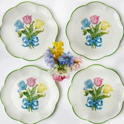 Discount Mrs. Alice Tulip Dinner Plate (Set Of 4)