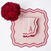 Sale Mrs. Alice Valerie Pink Napkins (Set Of 4)