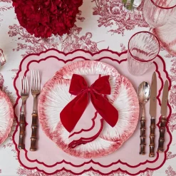 Clearance Mrs. Alice Valerie Pink Placemats (Set Of 4)