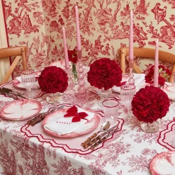 Clearance Mrs. Alice Valerie Pink Placemats (Set Of 4)