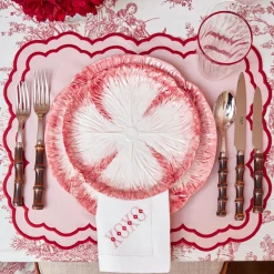 Clearance Mrs. Alice Valerie Pink Placemats (Set Of 4)