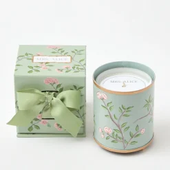 Discount Mrs. Alice Velvet Oak Tole Candle Pot