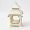 Discount Mrs. Alice White & Gold Pagoda Lantern