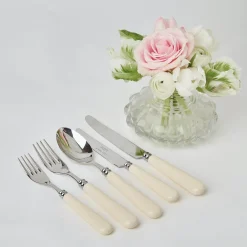 New Mrs. Alice White Ivory Cutlery (5 Piece)