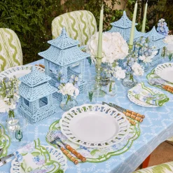 Best Mrs. Alice White Lace Dinner & Starter Plates (Set Of 8)