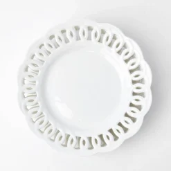 Mrs. Alice White Lace Dinner Plates (Set Of 4)
