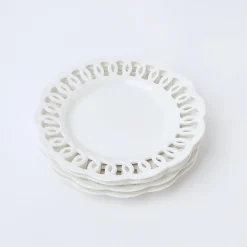 Mrs. Alice White Lace Starter Plates (Set Of 4)
