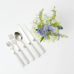 Online Mrs. Alice White Rattan Cutlery (5 Piece)