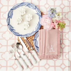 Clearance Mrs. Alice White Rattan Cutlery (5 Piece)