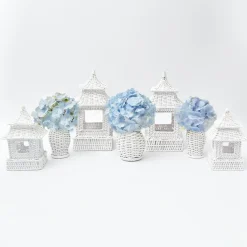 Clearance Mrs. Alice White Rattan Decoration Set