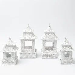 Discount Mrs. Alice White Rattan Decoration Set