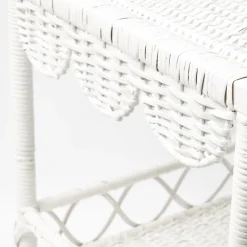 Discount Mrs. Alice White Rattan Outdoor Side Table