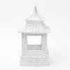 New Mrs. Alice White Rattan Pagoda Lantern