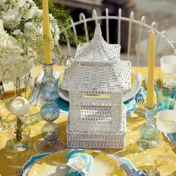 Hot Mrs. Alice White Rattan Pagoda Lantern