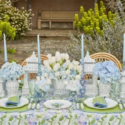 Online Mrs. Alice White Rattan Pagoda Lantern Set