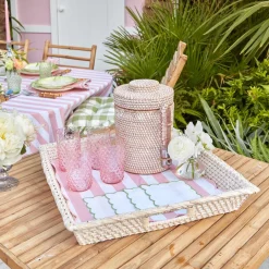 Best Mrs. Alice White Rattan Tray