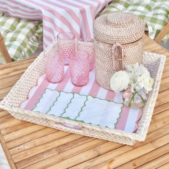 Best Mrs. Alice White Rattan Tray