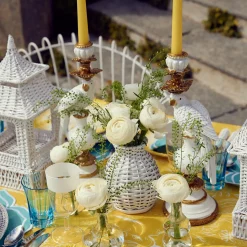 Best Mrs. Alice White Rattan Vase (Set Of 3)