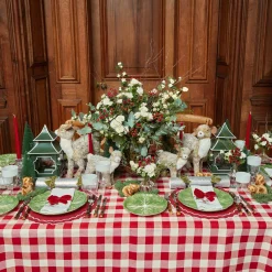 Clearance Mrs. Alice White Ribbon Water & Wine Glassware Set