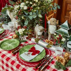 Clearance Mrs. Alice White Ribbon Water & Wine Glassware Set