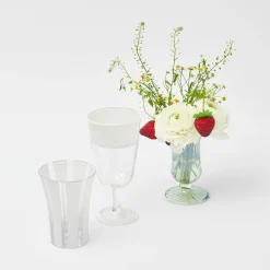 Best Mrs. Alice White Ribbon Wine Glasses (Set Of 4)