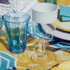 Best Mrs. Alice White Ribbon Wine Glasses (Set Of 4)