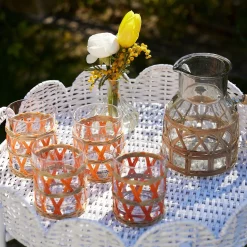 Discount Mrs. Alice White Round Scalloped Rattan Tray