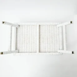 Hot Mrs. Alice White Scalloped Rattan Breakfast Tray