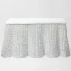 Discount Mrs. Alice White Vivienne Rattan Scalloped Console Table