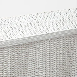 Discount Mrs. Alice White Vivienne Rattan Scalloped Console Table