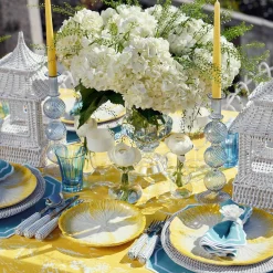 Best Mrs. Alice Yellow Capri Lettuce Dinner & Starter Plates (Set Of 8)