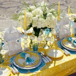 Best Mrs. Alice Yellow Capri Lettuce Dinner & Starter Plates (Set Of 8)
