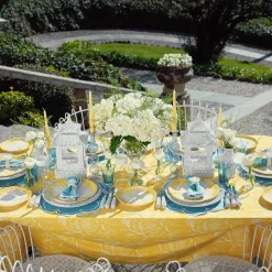 New Mrs. Alice Yellow Capri Lettuce Starter Plates (Set Of 4)