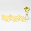 Sale Mrs. Alice Yellow Swirl Outdoor Glasses (Set Of 6)